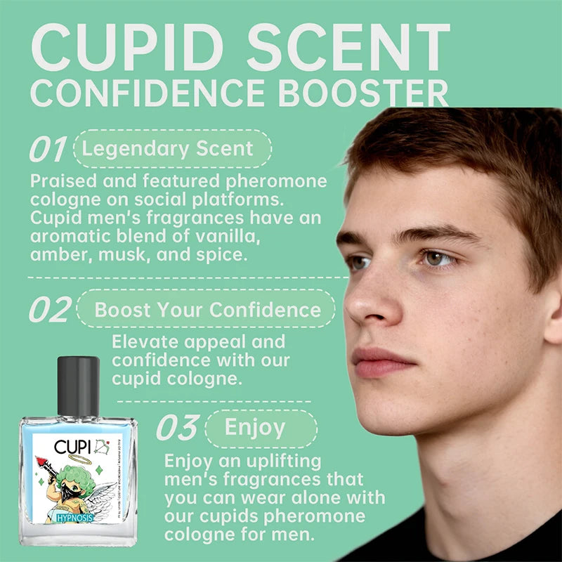 Cupid Cologne Perfume Pheromone Fragrance Spray of Man to Attract Women,Seductive Flirting Scent Female Dating,Angel Body Mist