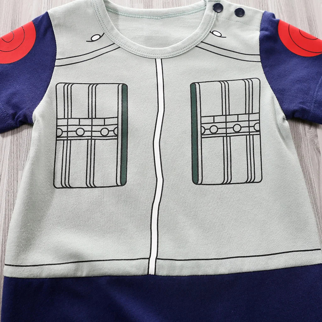 Newborn Clothing Handsome Anime Role Play Cotton Comfortable Soft Boys And Girls 0-18 Summer Short Sleeved Baby Jumpsuit