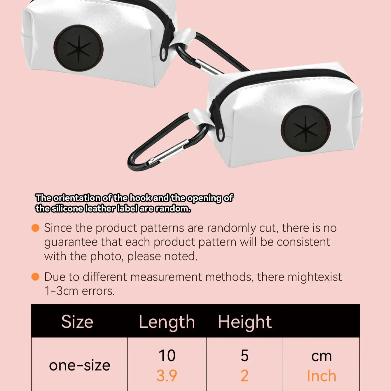 1pcs Colorful Print Luxury Design Dog Poop Bag Holder Dispenser For Pets Valentine's Day Gift For Leash Attachment(No Leash And