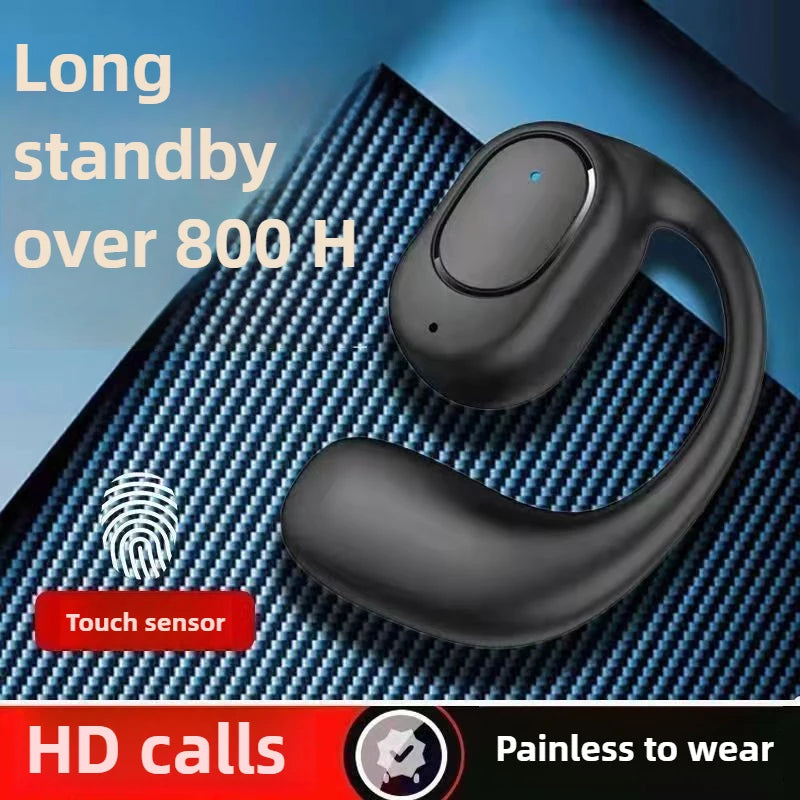 New Ear-hook Single Ear Buds Noise Cancelling Earphones for Running Comfortable Wireless Bluetooth Headset Dropshipping 2025