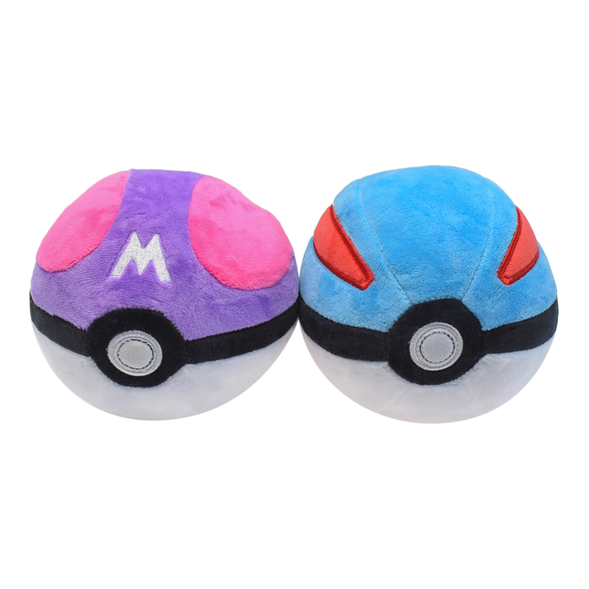 Master Ball Great Ball Ultra Ball Ball Plush Toys Soft Stuffed Animals Cartoon Backpack Pendant Decoration Toy Birthday