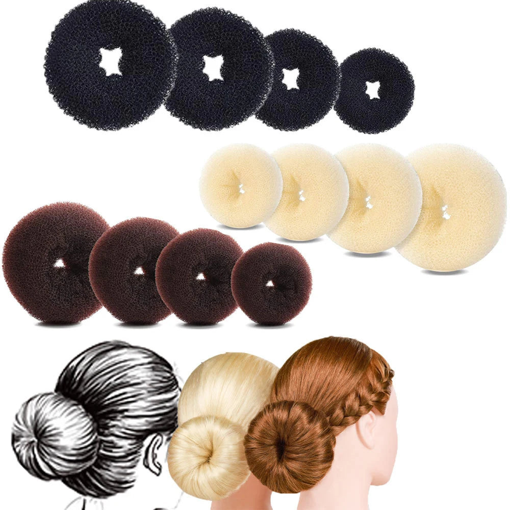 3PCS Maruki Head Hair Curler, Korean Style Versatile Hair Accessories, Fluffy Curled Lady Easy Big Ring Hair Styling Tools