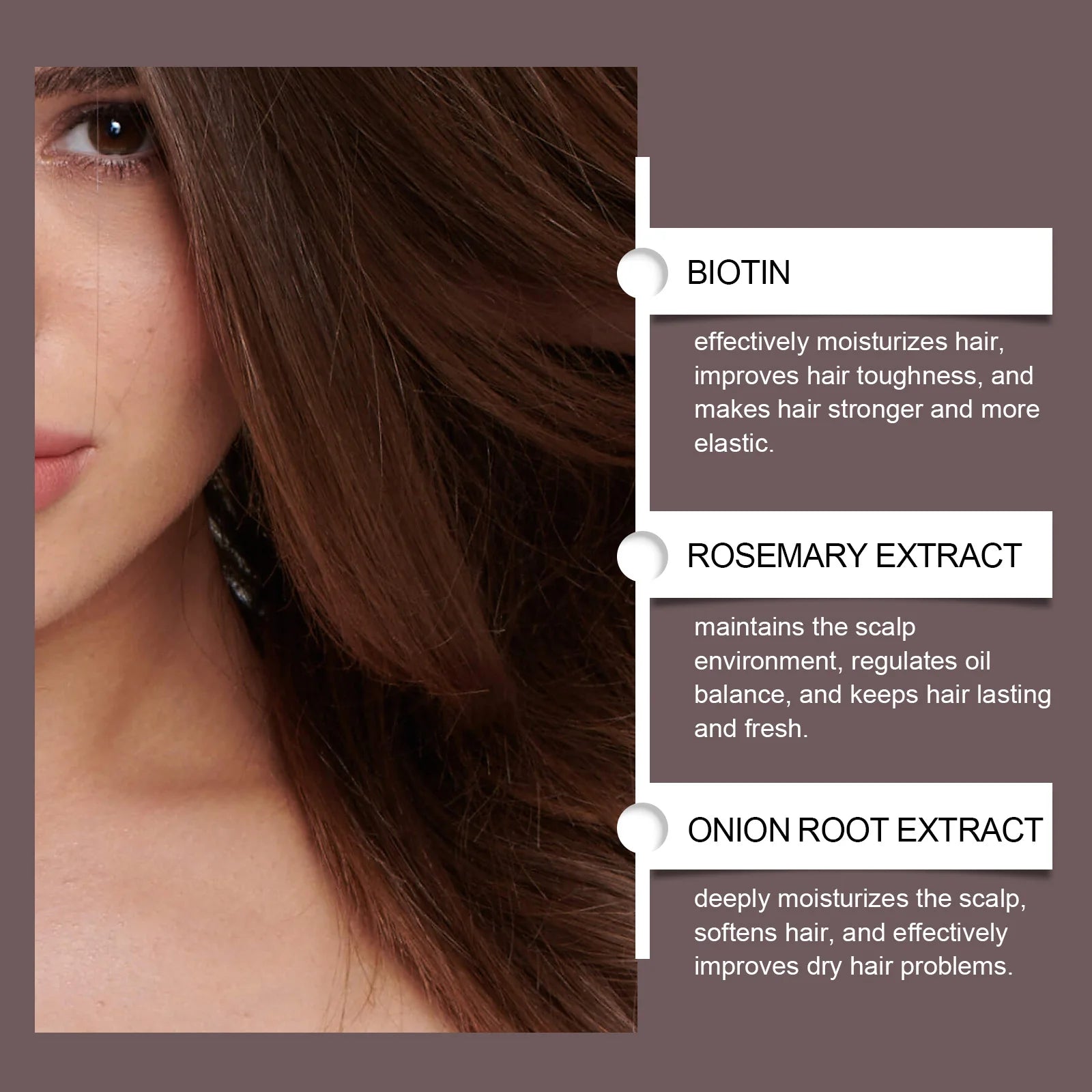 3-in-1 Red Onion Shampoo Black Seed Oil Hair Care Shampoo Hair Care Gentle Cleansing Nourish Scalp Refreshing Shampoo