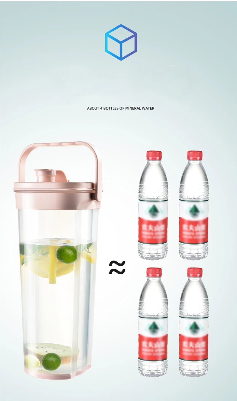 GIANXI Large Capacity Cold Water Pitcher Cold Kettle Refrigerator Iced Beverage Dispenser Refrig Plasticerator Family Living