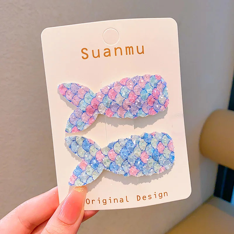 Kids Hair Clip Princess Hairpins Hair Ornament Cute Hair Accessories For Birthday Gift Party