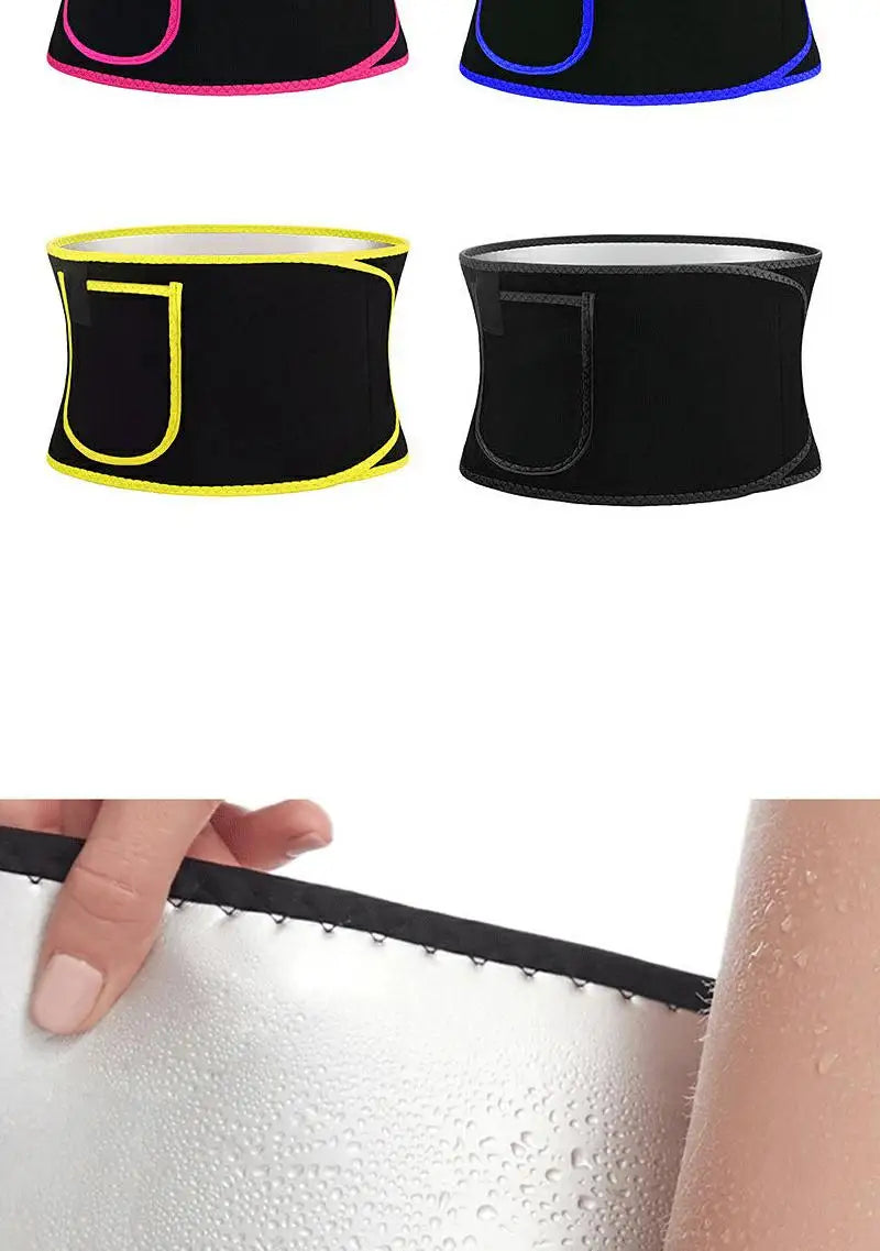 Waist Trainer Belt for women Fat burning Sauna Sweat Belt for Weight Loss Waist Trimmer Slimming Belt