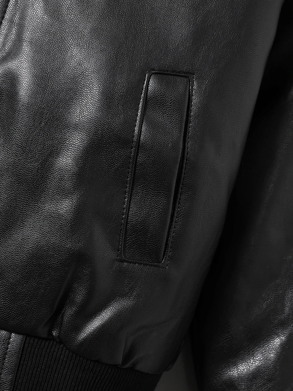 Children's Clothing for Boys, Pu Leather Jacket for Older Kids, Spring and Autumn Motorcycle Style Jacket, Black Baseball Jacket, Pu Leather Jacket in Chocolate Color, Autumn and Winter Jacket