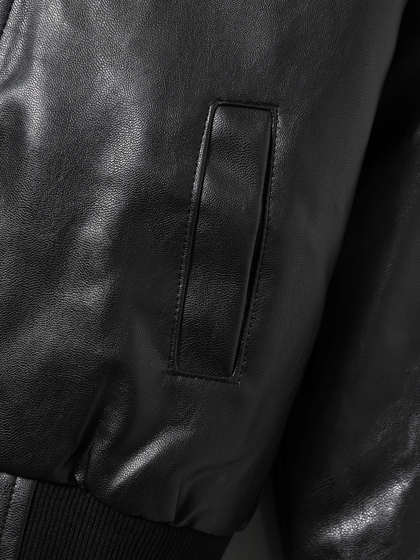 Children's Clothing for Boys, Pu Leather Jacket for Older Kids, Spring and Autumn Motorcycle Style Jacket, Black Baseball Jacket, Pu Leather Jacket in Chocolate Color, Autumn and Winter Jacket