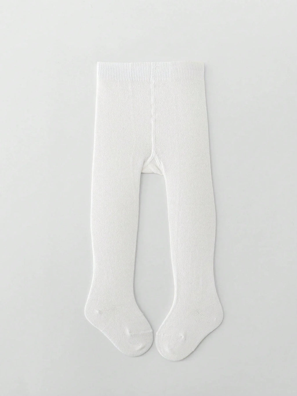 1 Pair of Infant Knitted Tight Panyhose, Soft Traceable Cotton Leggings White, Black Toddler Pants for 0-72 Months Baby Girls Wear