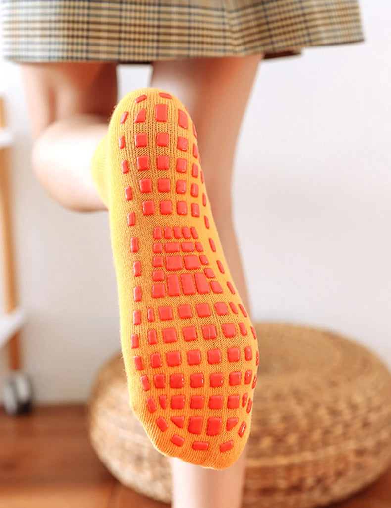 Kids Adults Anti-Slip Socks Parent-Child Trampoline Boy Girl Sock Cotton Elasticity Sports Boys Girls Outside Children's Socks