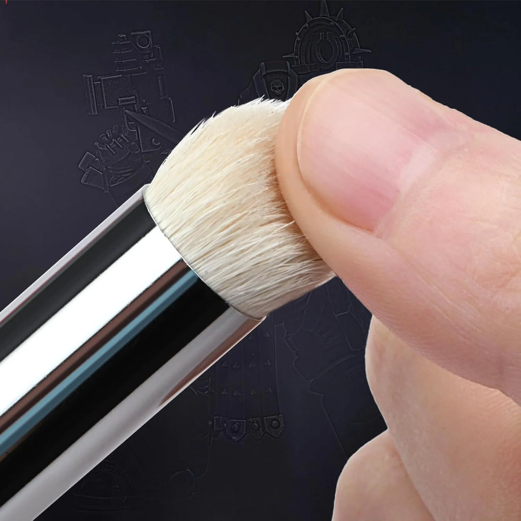 3pcs/6pcs Dry Brush Miniature Painting Drybrush , Professional Modellers Miniature Paint Brushes, Enamel Figurines Painting
