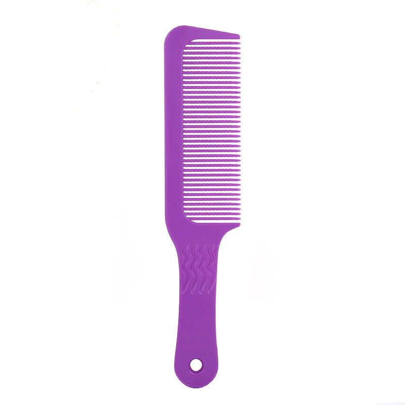 Salon-Grade Teasing Hair Comb - Rounded Wavy Teeth Barber Comb, Flat Top Styling Comb, Hairdressing Tool