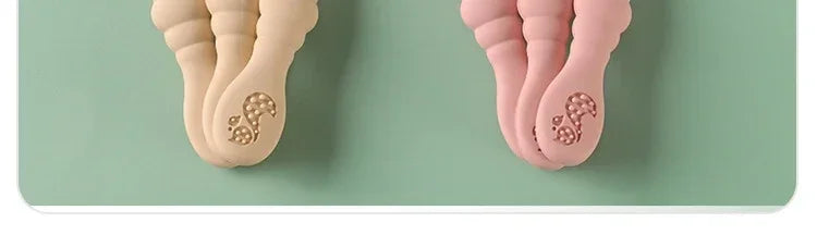 3PCS Silicone Spoon Fork For Baby Utensils Set Feeding Food Toddler Learn To Eat Training Soft Fork Cutlery Children's Tableware