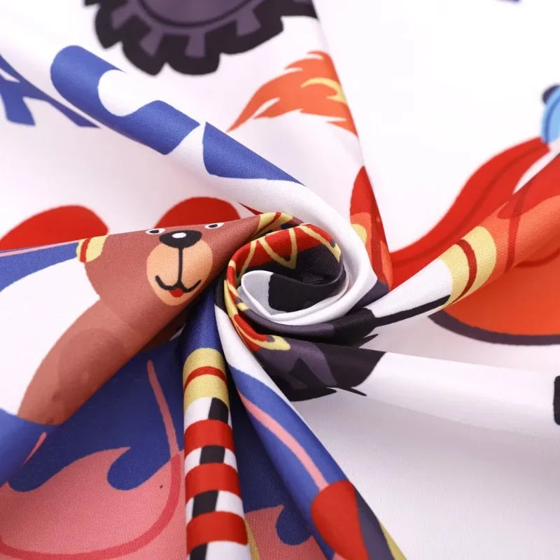 Kids' Cartoon Haircut Cape  Waterproof Barber Wrap – Salon Hair Care Styling Supplies