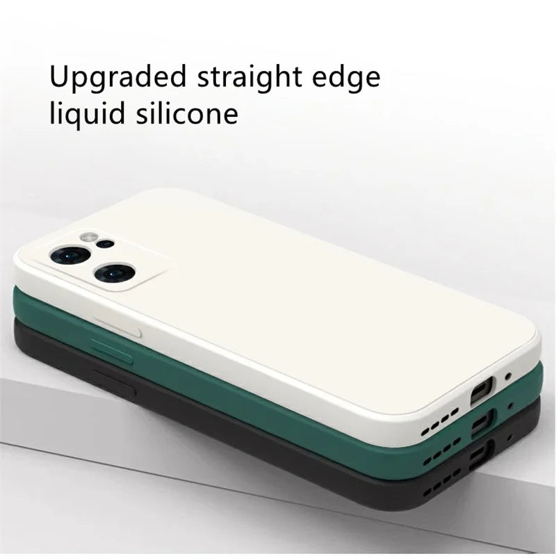 For Realme 9 Pro Plus Case Cover For Realme 9 Pro Plus Case Capa Shell Funda Soft Original Liquid Silicone Phone Bumper