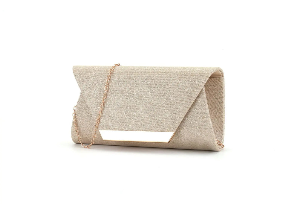 Glitter Clutch Shiny Evening Bags For Women Formal Bridal Wedding Clutch Purse Prom Cocktail Party silver Envelope Chain Bag