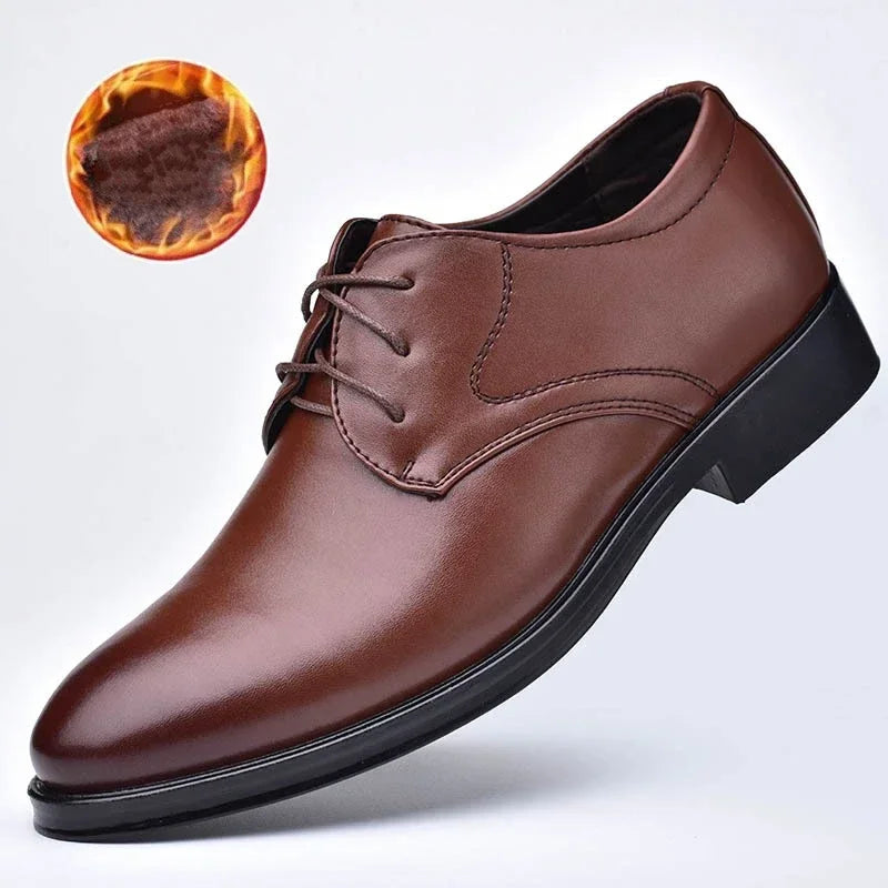 Customizable New Hot Selling Man Formal Black Leather Men Lace Up Oxfords Business Casual Shoes Tailor-made Suits MNX002069