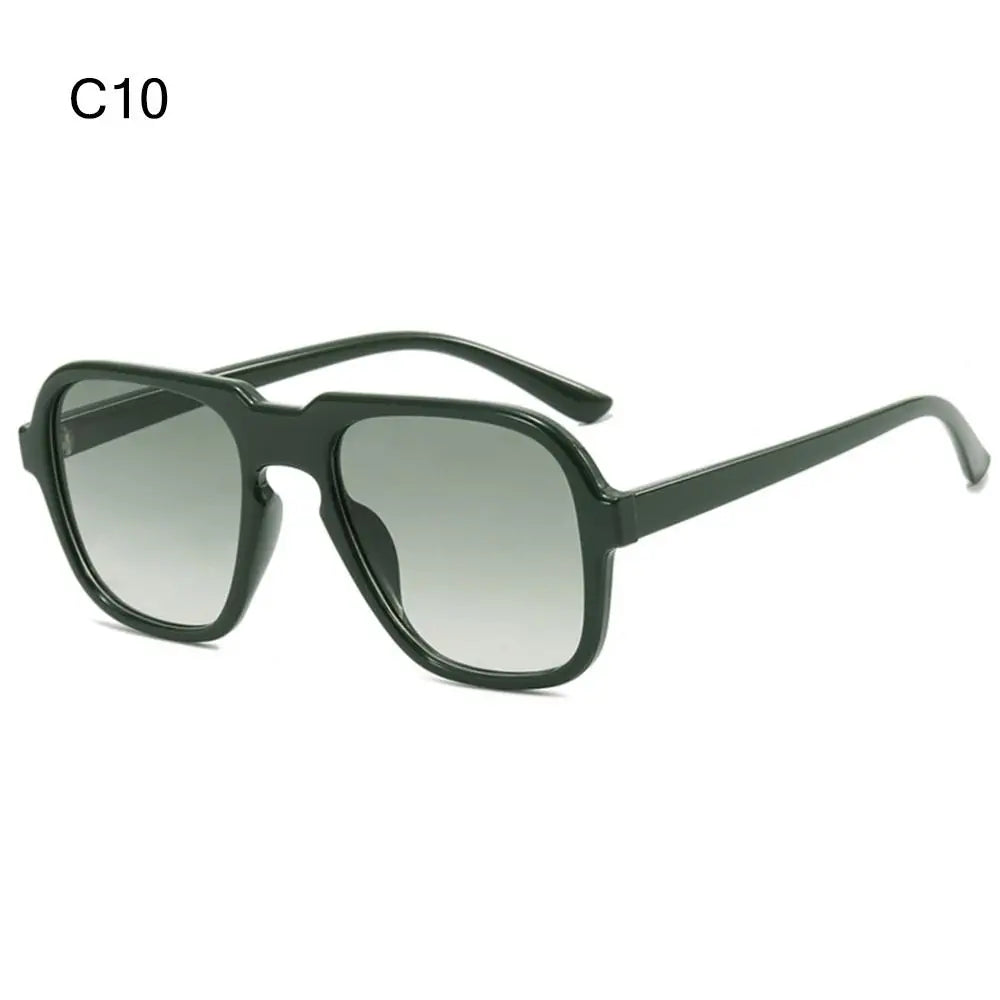 Beach Sunnies Sun Glasses Vintage Sunglasses For Women and Men Clear Ocean Gradient Lens Retro Shades Eyewear Summer Accessory