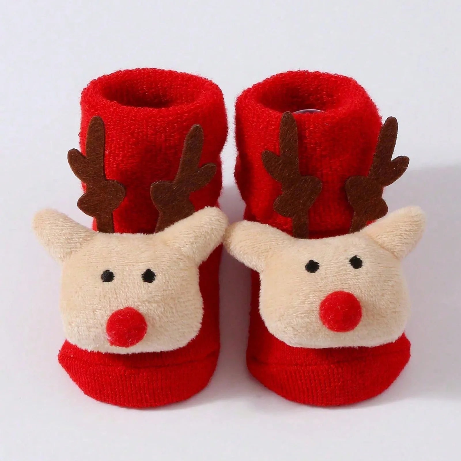 Kids Children's Socks for Girls Boys Non-slip Print Cotton Toddler Baby Christmas Socks for Newborns Infant Short Socks Clothing