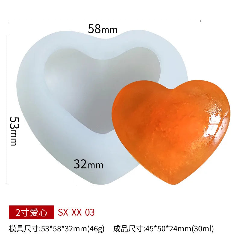 3D Woven Love Heart Silicone Mold Diy Handmade Heart-shaped Candle Soap Plaster Cake Chocolate Baking Tool Valentine's Day Gift