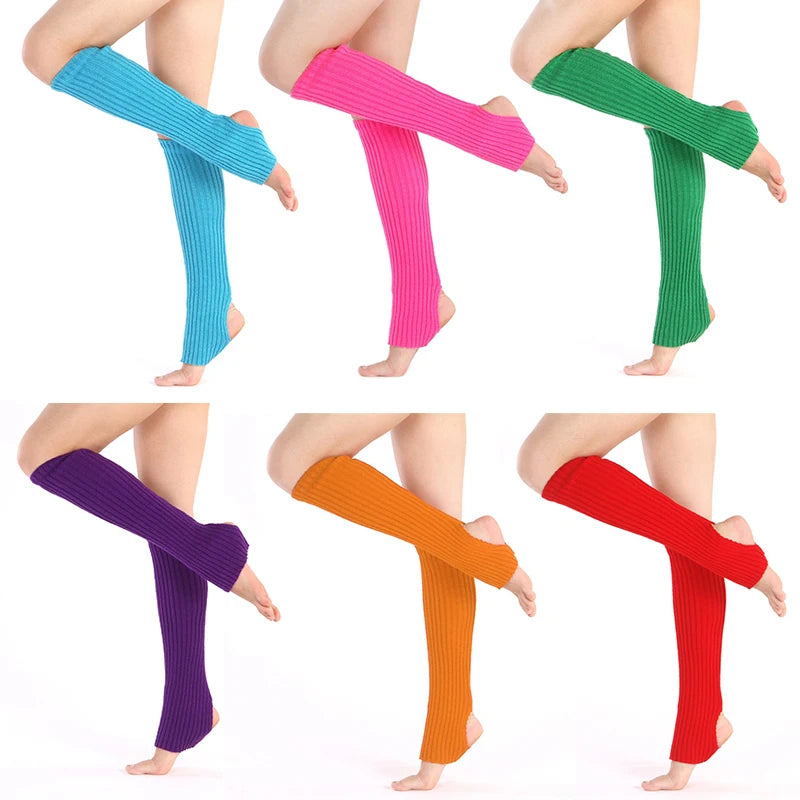 Woman Yoga Socks Girls Female Knitted Leg Warmers Boot Socks Body Cover For Gym Fitness Dance Ballet Exercising Hose Beenwarmer
