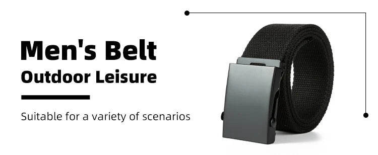 New Men Belt New Fashion Unisex Waist Belt Jeans Male Casual Luxury Canvas 3.8cm Webbing Waistband Ceinture Femme