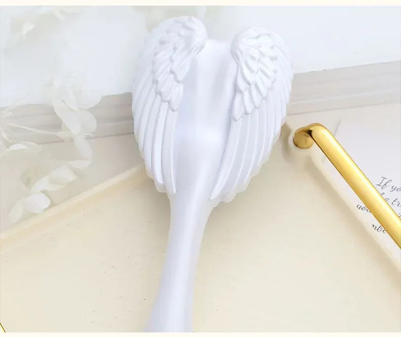 Professional Anti-Knot Comb Mini Angel Hair Smoothing Comb Anti-static Massage Scalp Comb Portable Salon Hairdressing Tool