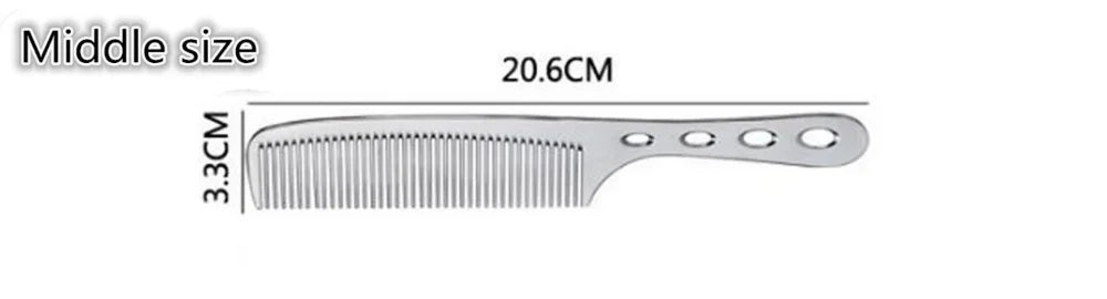 Space Aluminuml Hair Comb Pro Hairdressing Combs Расческа Для Волос Hair Cutting Dying Hair Brush Barber Tools Salon Accessaries