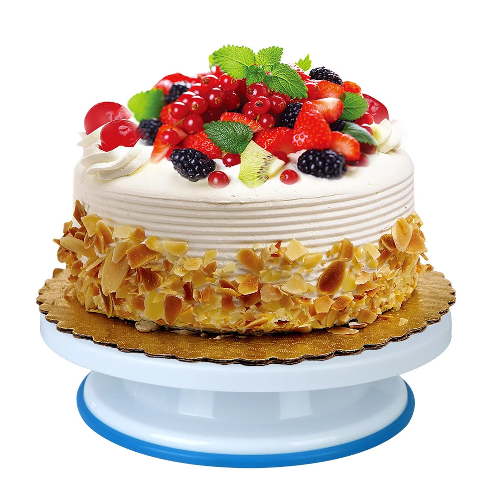 137Pcs Cake Decorating Tools Kit Pastry Turntable Kit Piping Nozzle Piping Bag Set Rotating Stand Baking Tools Accessories Bak