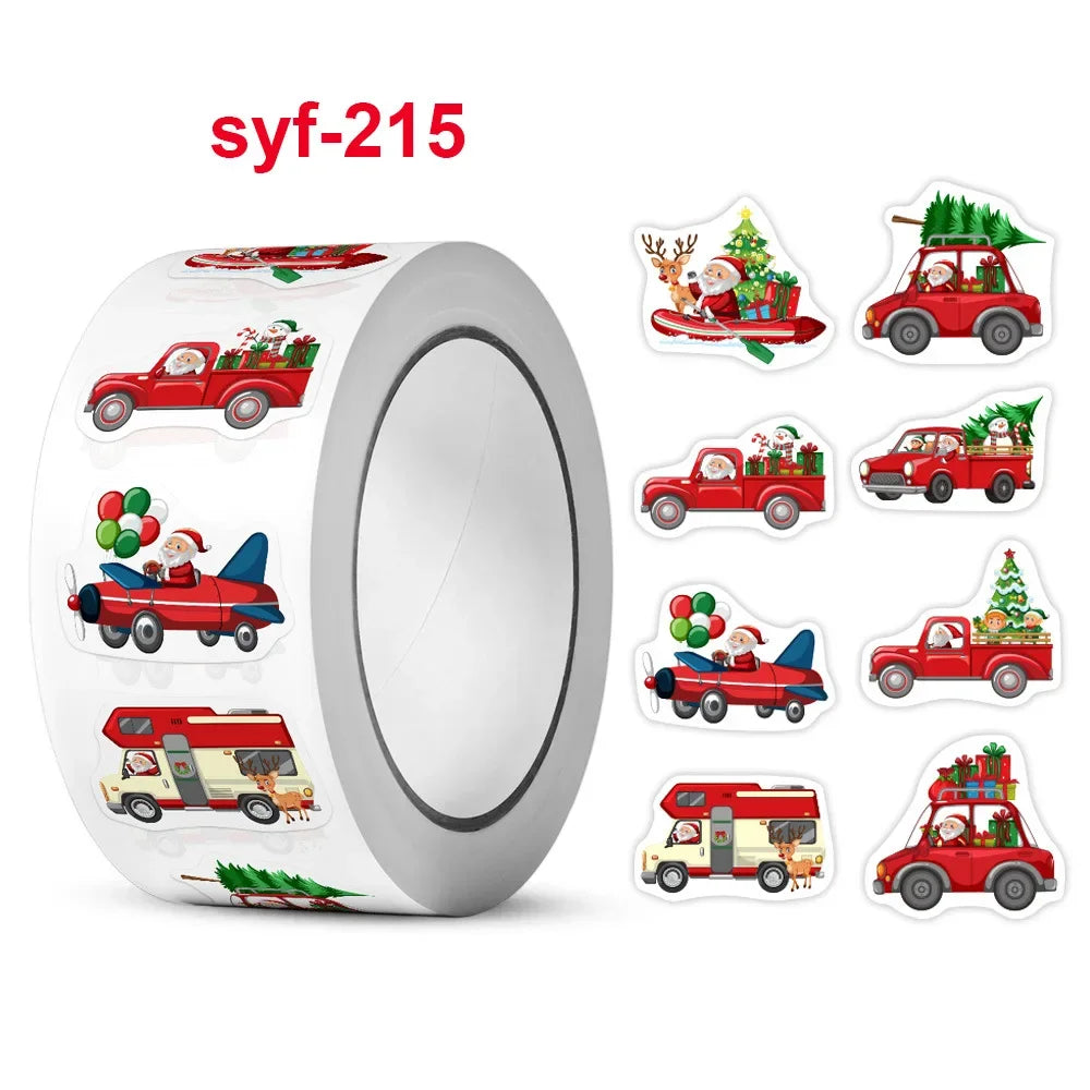 500PCs Cartoon Reward Sticker Roll Cute Love Labels Valentine's Day Sticker for Wedding Gift Decor Envelope Sealing Scrapbooking