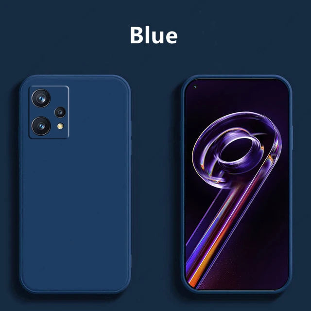 For Realme 9 Pro Plus Case Cover For Realme 9 Pro Plus Case Capa Shell Funda Soft Original Liquid Silicone Phone Bumper
