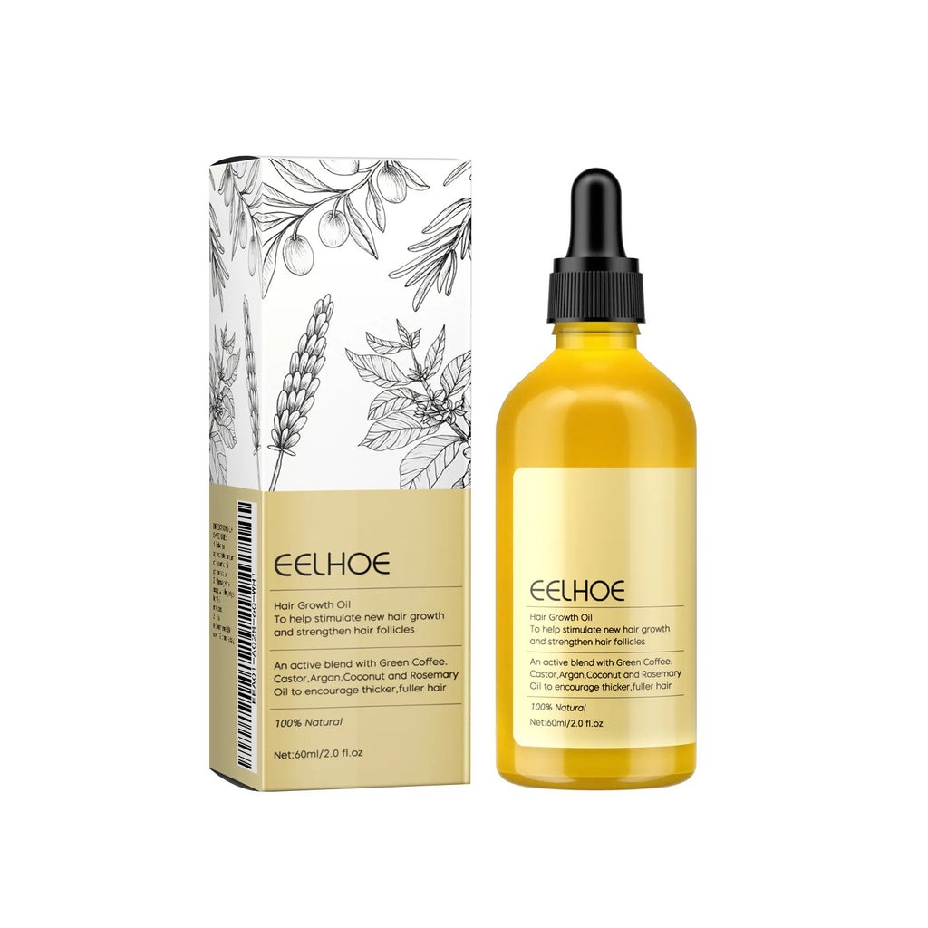 EELHOE Rosemary Oil Hair Growth Products Anti Hair Loss Treatment Volume Hair Thickener Strengthening Rosemary Essential Oil