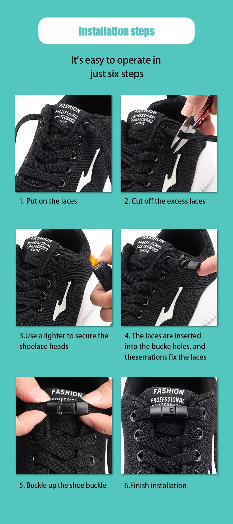 No Tie Shoe Laces Outdoor Sports Shoelaces Without Ties Elastic Laces Sneakers for Kids Adult Unisex Shoelace Shoes Accessories