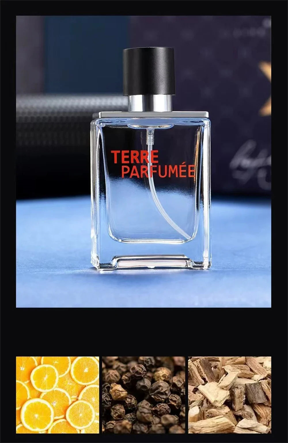 Luxury Brand Perfume Men Cologne Parfums Homme Gift Box 4Pcs Set 100ml Perfumes Masculinos Natural Floral Fruity Scent Spray