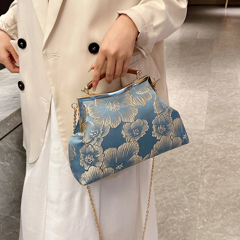Women Party Dinner Bag Fashion Exquisite Ladies Dinner Bag Luxury Elegant Chain Simple Formal Gorgeous Crossbody Daily use Purse