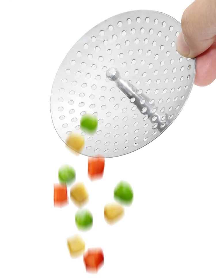 Kitchen Sink Strainer Stopper Stainless Steel Replacement Drain Filter Bathtub Hair Catcher Waste Hole Trap Bathroom Accessories