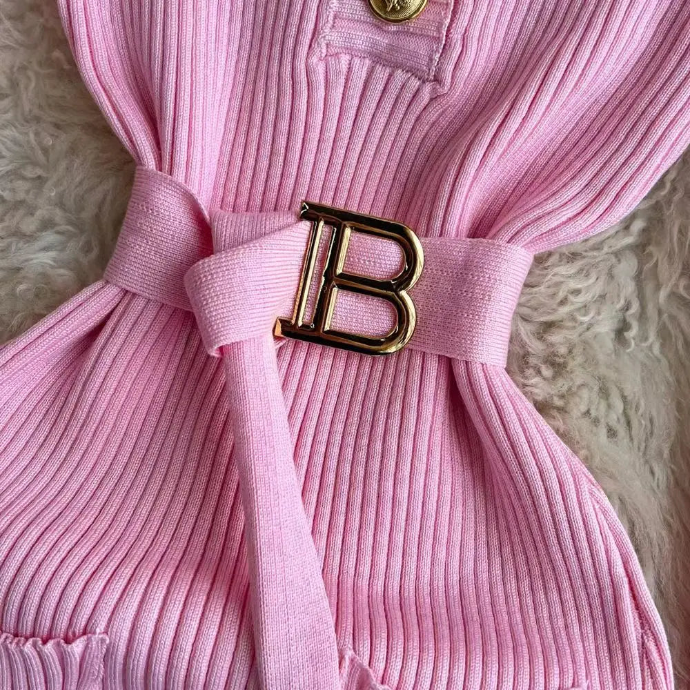 French style celebrity temperament slim feeling autumn winter new round collar fragrance wind slim bottom wrap hip dress