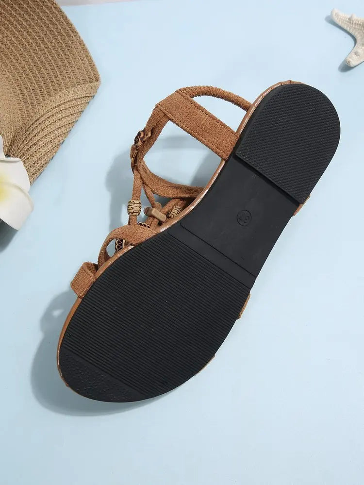 Summer Women Wedge Sandals Soft Bottom Low Heels Sexy Woman Non-slip Shoes Footwear Bohemia Style Summer Platform Sandals Women