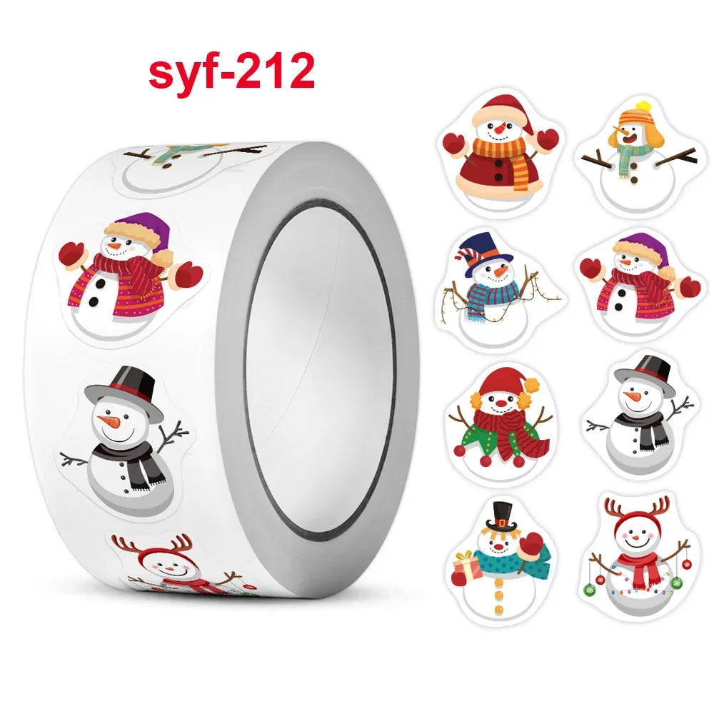 500PCs Cartoon Reward Sticker Roll Cute Love Labels Valentine's Day Sticker for Wedding Gift Decor Envelope Sealing Scrapbooking