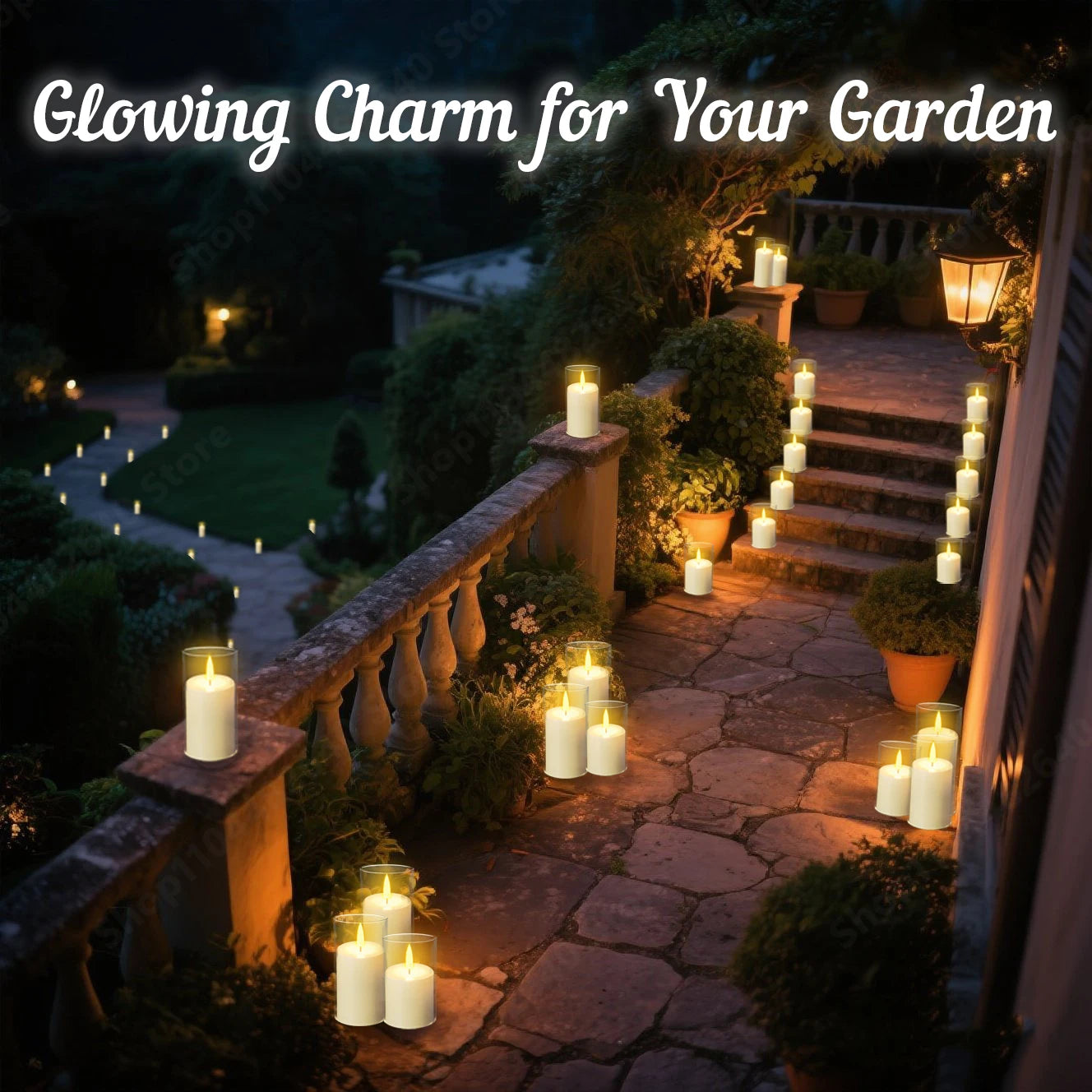 10-240Pcs LED Pillar Candles Wedding Flameless Candle with Battery Powered Flickering Candle Concert Birthday Party Table Decor