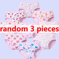 3/6/12 Pcs Cotton Panties Sets Girls Kids Short Briefs Children Underwear Child Cartoon Shorts Underpants Lace Panties Cute New