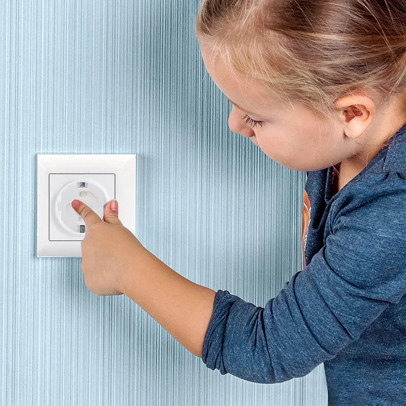 Baby Safety Socket Covers 10pcs Electrical Plastic Outlet Protectors Child Safe Socket Security Protection