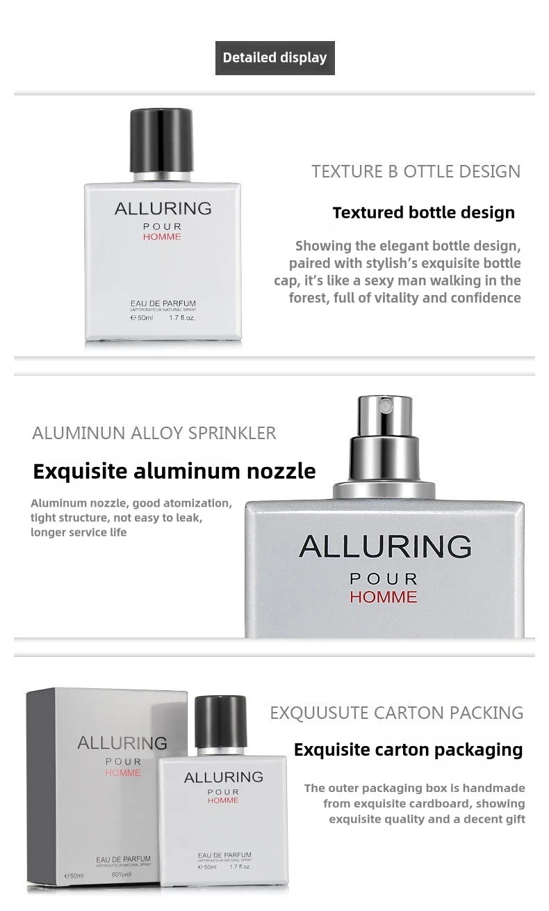 Bleu de Homme Eau de Cologne, 50ml – Long-lasting Fresh Scent, Elegant and Sporty Fragrance for men perfumes de hombre parfum