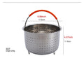 Stainless Steel 304 Steamer Basket With Silicone Feet for Pressure Cooker Accessories with Instant Pot Kitchen Food Strainer