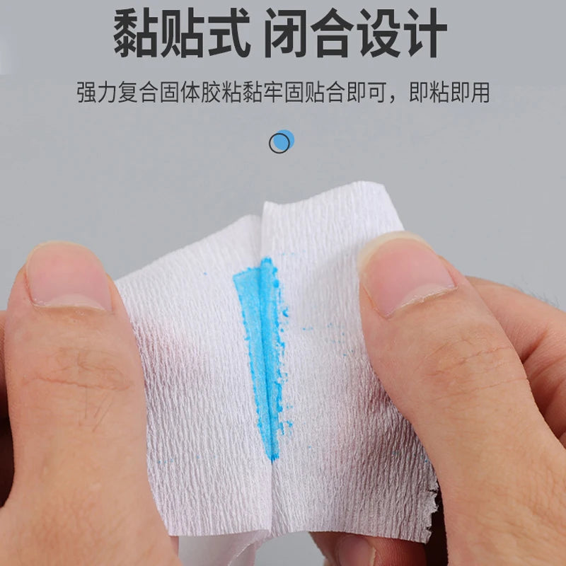 White Neck Strips Disposable Hair Cutting Accessory Stretchy 1Roll Neck Paper Adjustable Barber Dedicated Salon Hairdressing