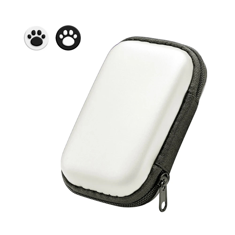 Hard Carrying Case For R35S R36S Anti-Scratch Shockproof Travel Storage Bag w/ Mesh Bag&Hand Strap for Anbernic RG35XX/V/VS