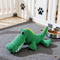 Pet Chew-Resistant Plush Interactive Toy with Sound, Dinosaur Shape, Crocodile, Suitable for Large, Medium, and Small Pets Like Cats and Dogs, Double-Layer Fabric, Built-In Airbag