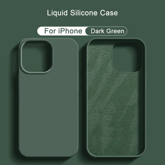 Liquid Silicone iPhone Case – Soft Touch Shockproof Protective Cover