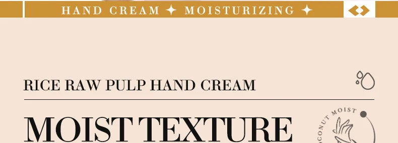 BIOAQUA White Rice Hand Cream Whitening Moisturizing Nourishing Anti-aging Handcream Hands Skin Care Products