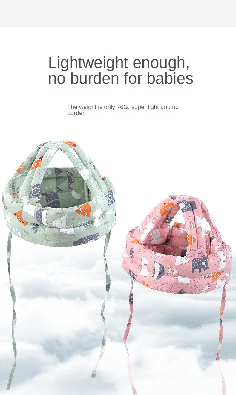 Soft Comfortable Head Security & Protection Adjustable Hats Baby Toddler Cap Anti-collision Protective Hat Baby Safety Helmet